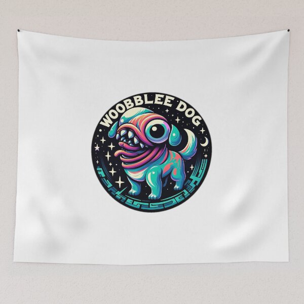 Item preview, Wobbledog Sticker designed and sold by NCNGDESIGN.