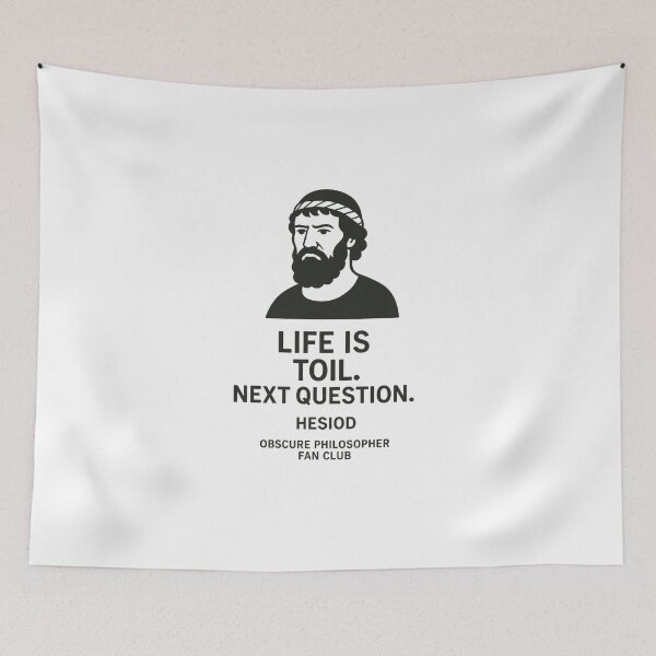 Item preview, Obscure Philosopher Fan Club: Hesiod designed and sold by Grand Illusions.