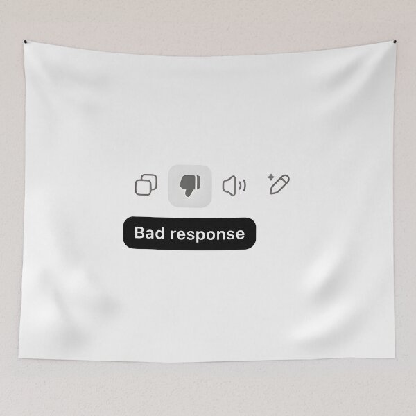 Item preview, Bad response – User Frustration Toward an AI Reply designed and sold by chi3-jp.