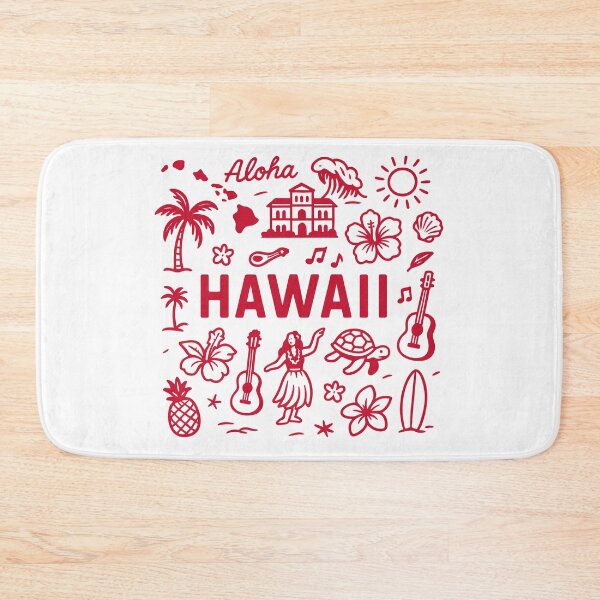Item preview, Hawaii Icons Tropical Vintage designed and sold by Franzhavenart.