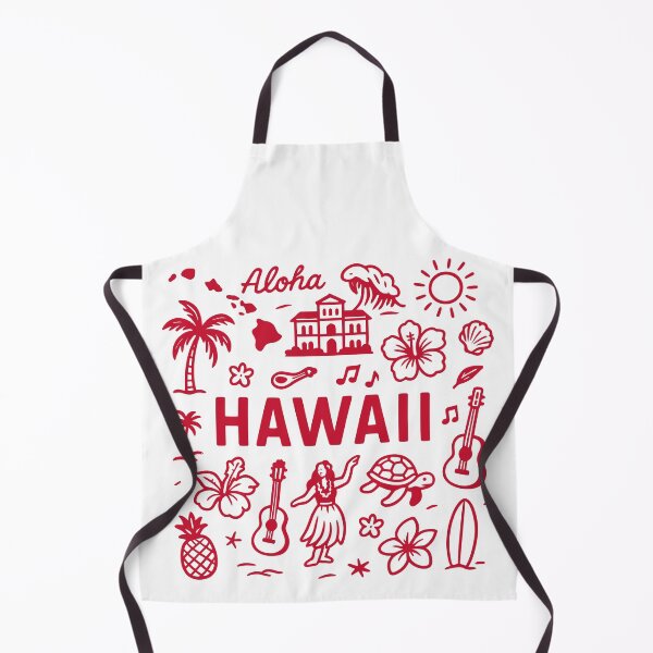 Item preview, Hawaii Icons Tropical Vintage designed and sold by Franzhavenart.