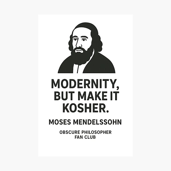 Item preview, Obscure Philosopher Fan Club: Moses Mendelssohn designed and sold by Grand Illusions.