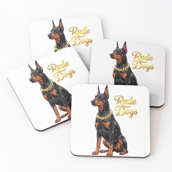 Item preview, 90's Inspired "Rude Dogs" Dobermann designed and sold by Bobbys90sWorld.