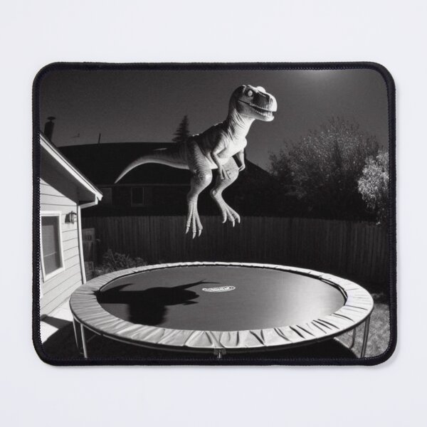 Item preview, "Raptor Bounce: Jurassic Jumpin' Under the Moonlight!" designed and sold by Print Fiction.