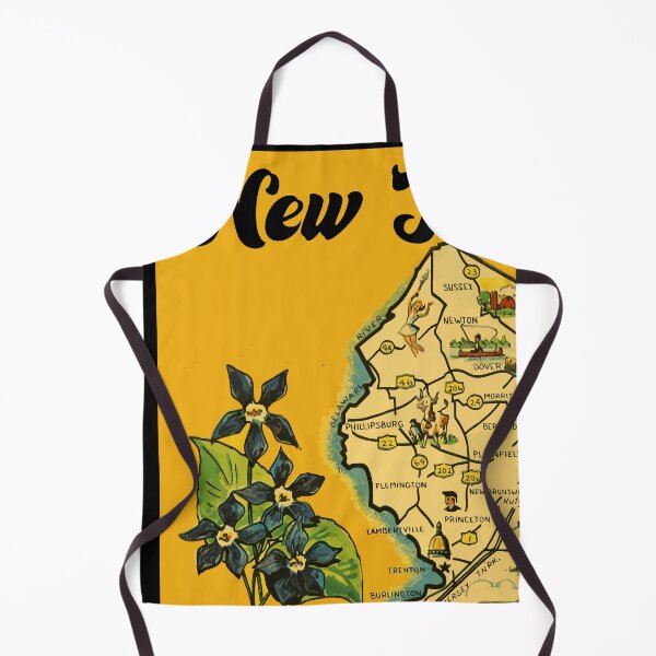 Item preview, Vintage New Jersey Map Classic GIFT designed and sold by RyanTee-Awesome.