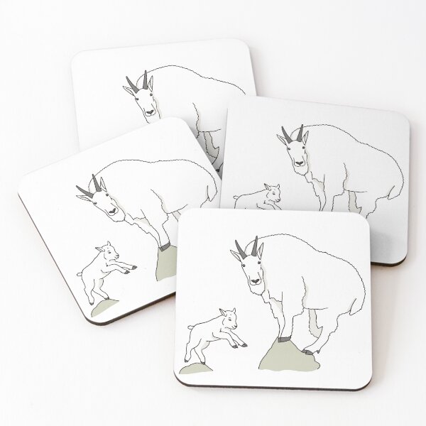 Item preview, Mountain Goat Couplet designed and sold by boberweiser.