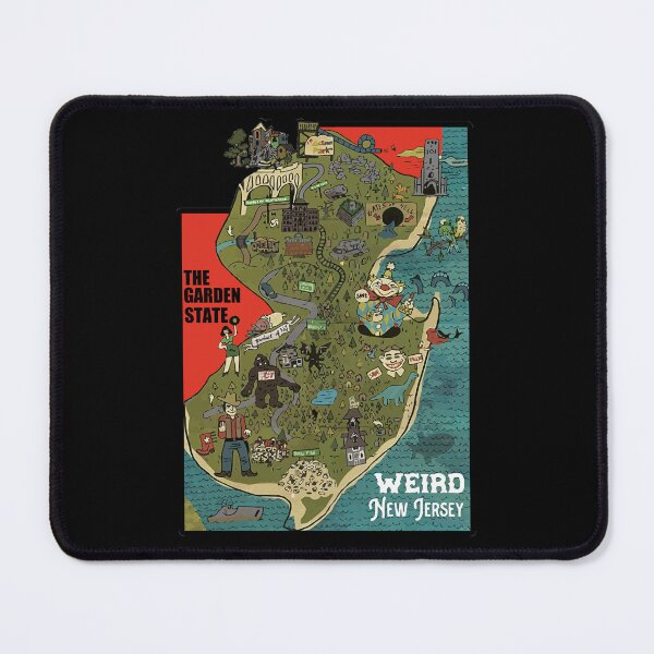 Item preview, Vintage New Jersey Map Gifts designed and sold by RyanTee-Awesome.