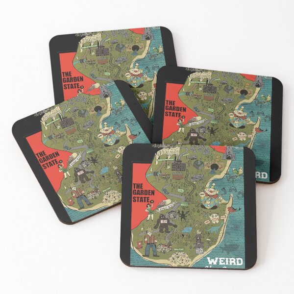 Item preview, Vintage New Jersey Map Gifts designed and sold by RyanTee-Awesome.