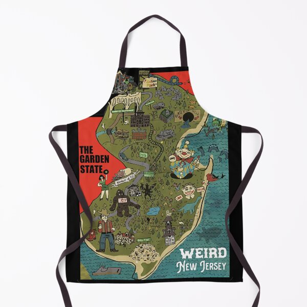 Item preview, Vintage New Jersey Map Gifts designed and sold by RyanTee-Awesome.