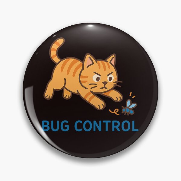 Item preview, Bug Control – Feline Precision in Action designed and sold by Tadeusz1.