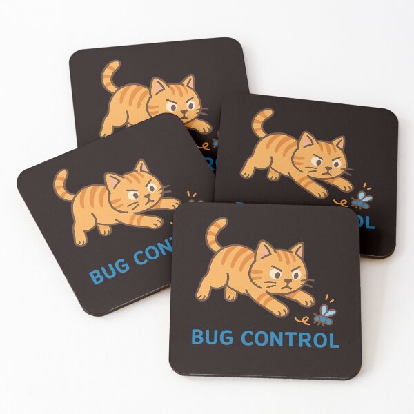 Item preview, Bug Control – Feline Precision in Action designed and sold by Tadeusz1.