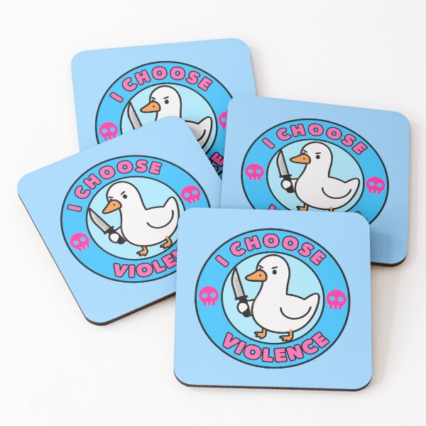 Item preview, I Choose Violence Silly Goose Meme Cute designed and sold by TinyPanic.