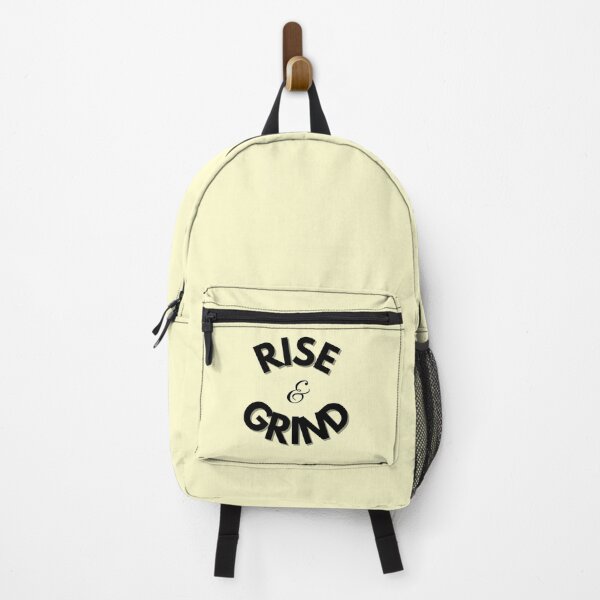 Item preview, Rise and Grind – Bold Motivational Typography for Hustlers and Dreamers on Cream Background designed and sold by thoratsdesign.