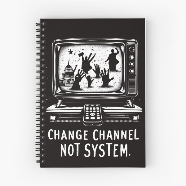 Item preview, Arafed image of a television with a message that reads change channel not system designed and sold by cafegrafis.