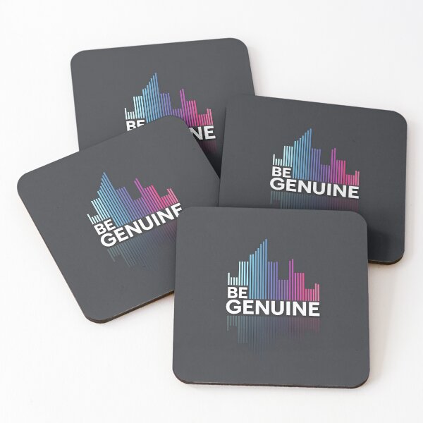 Item preview, Be Genuine Motivational Typography designed and sold by Nene's design.