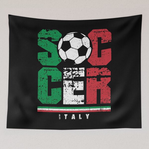 Item preview, SOCCER TEAMS BIG TEXT SOCCER - ITALY - Fans and Teams for Men and Women T-shirt designed and sold by wallsandpatts.