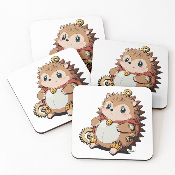 Item preview, Steampunk Hedgehog Explorer tags designed and sold by ChibiFusion.