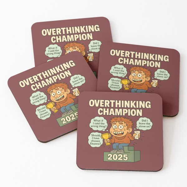 Item preview, Overthinking Champion 2025 designed and sold by domi199834.