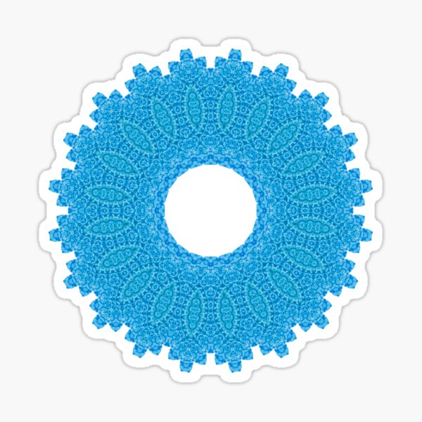Item preview, Funky Blue Geometric Textured Pattern designed and sold by SCArtAndGames.