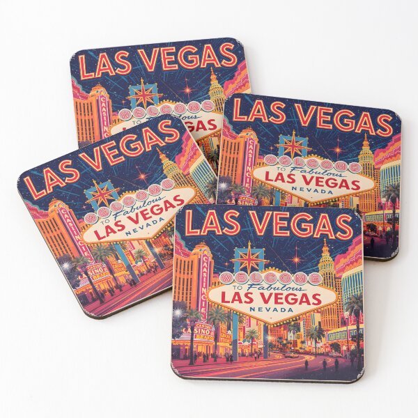 Item preview, Cartel de viaje retro de Las Vegas Nevada designed and sold by kacperartdesign.