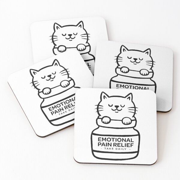 Item preview, Emotional Support Cat – Take Daily for Instant Relief designed and sold by Tattyarts.