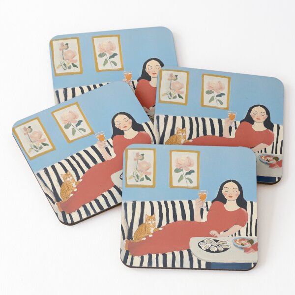 Item preview, Relaxed Elegance with Cat designed and sold by junkydotcom.