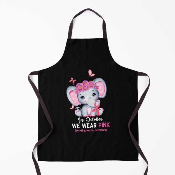Item preview, In October We Wear Pink Elephant Breast Cancer Awareness Gift designed and sold by MOHITSALVI.