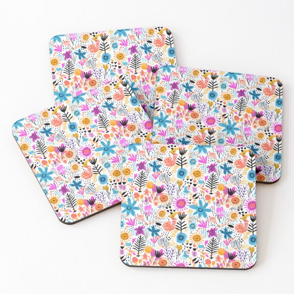 Item preview, Energetic Abstract Colorful Floral Pattern designed and sold by HasHs.