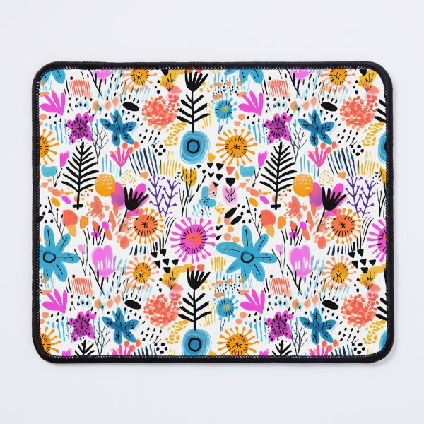 Item preview, Energetic Abstract Colorful Floral Pattern designed and sold by HasHs.