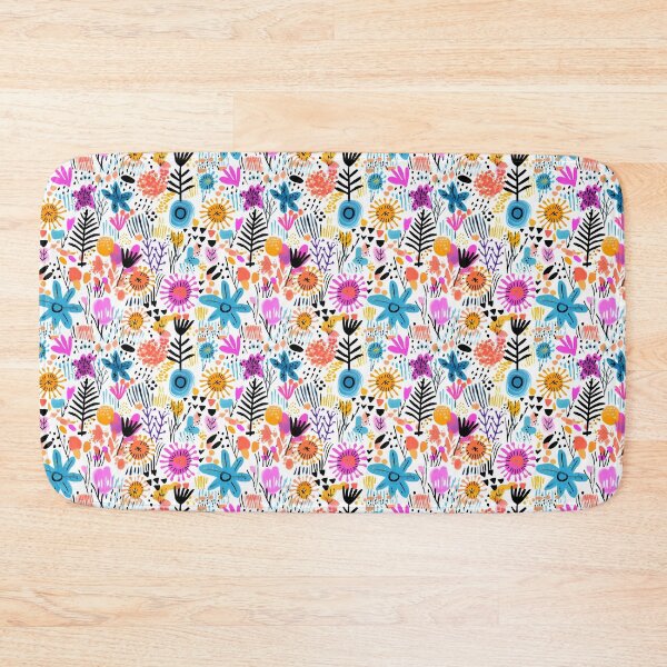 Item preview, Energetic Abstract Colorful Floral Pattern designed and sold by HasHs.