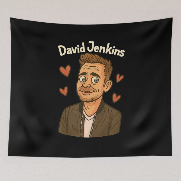 Item preview, David Jenkins Funny Caricature designed and sold by LookARTIST.