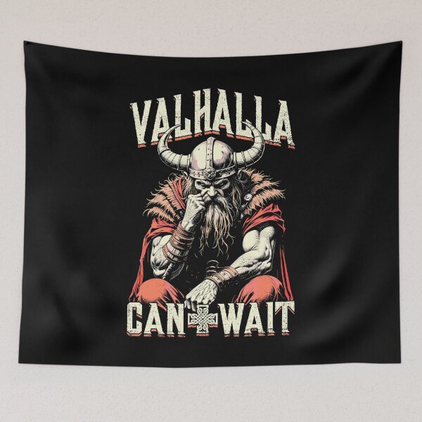 Item preview, Viking Birthday Valhalla Can Wait Old Age Norse Warrior Dad designed and sold by GrandeDuc.