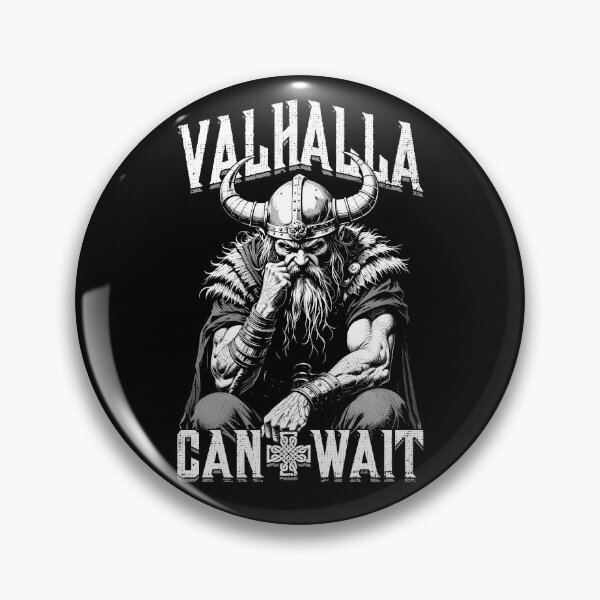 Item preview, Viking Birthday Valhalla Can Wait Old Age Norse Warrior Dad designed and sold by GrandeDuc.