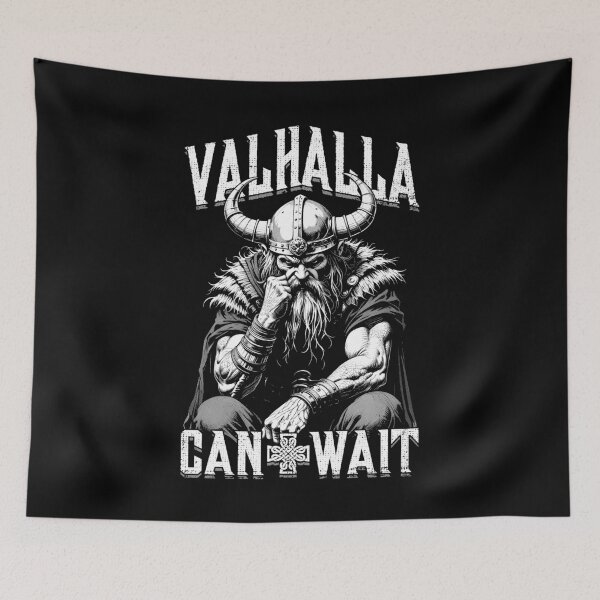 Item preview, Viking Birthday Valhalla Can Wait Old Age Norse Warrior Dad designed and sold by GrandeDuc.