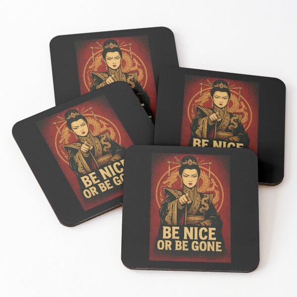 Item preview, Be Nice or Be Gone – Empress Warning designed and sold by GameBits Studio.