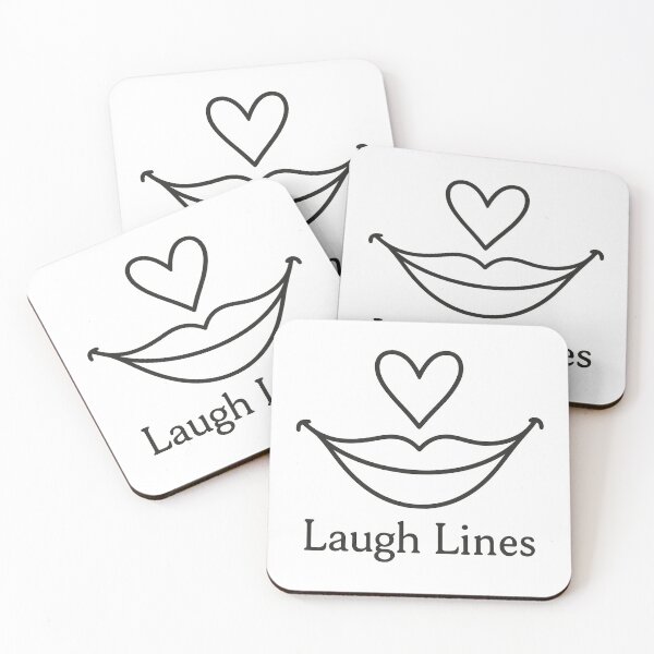 Item preview, Laugh Lines – Minimal Humor Badge Tee/Hoodie designed and sold by TONSNAP.