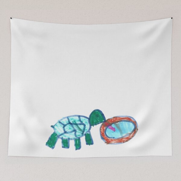 Item preview, Turtle Drinking Water designed and sold by Melon-Melon.