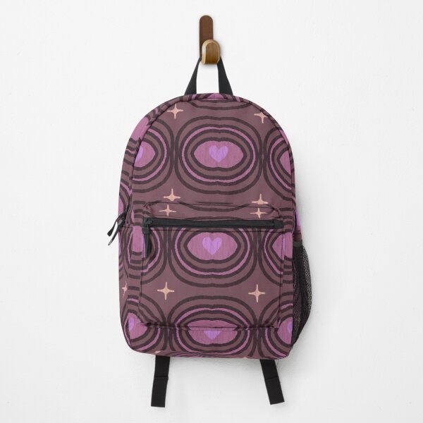 Item preview, Retro Love Vibes – Groovy Pink Heart Pattern designed and sold by Soft rot studio.