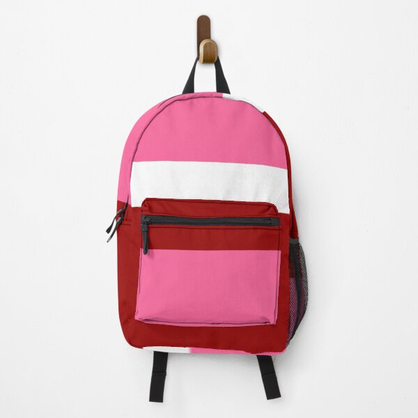 Item preview, Pink White Red Color Block Design designed and sold by PatternTitan.