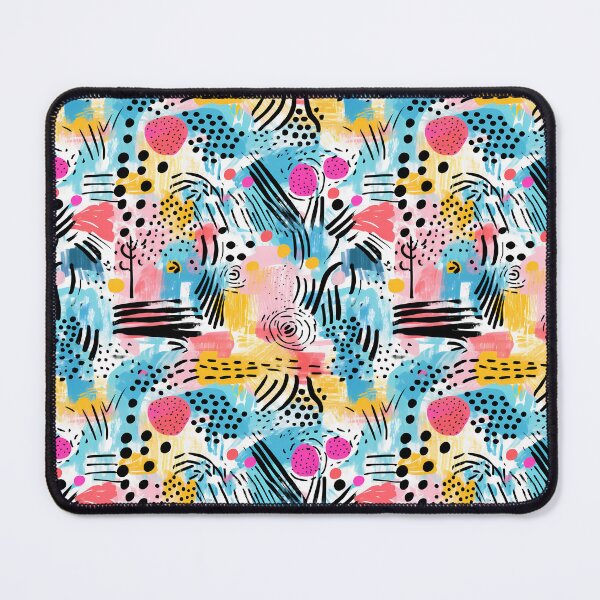 Item preview, Vibrant Abstract Doodle Chaos Pattern designed and sold by HasHs.