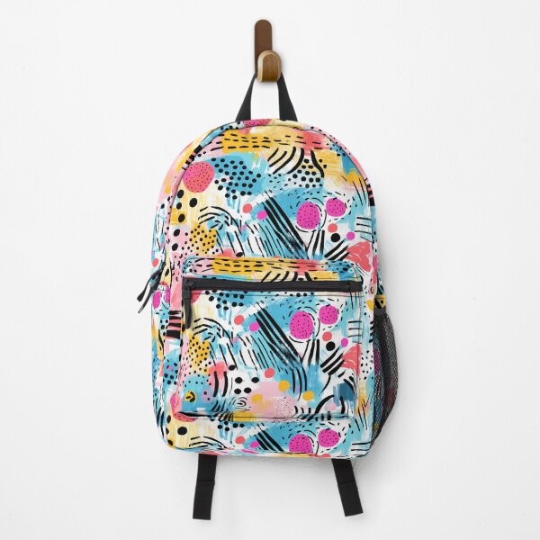 Item preview, Vibrant Abstract Doodle Chaos Pattern designed and sold by HasHs.