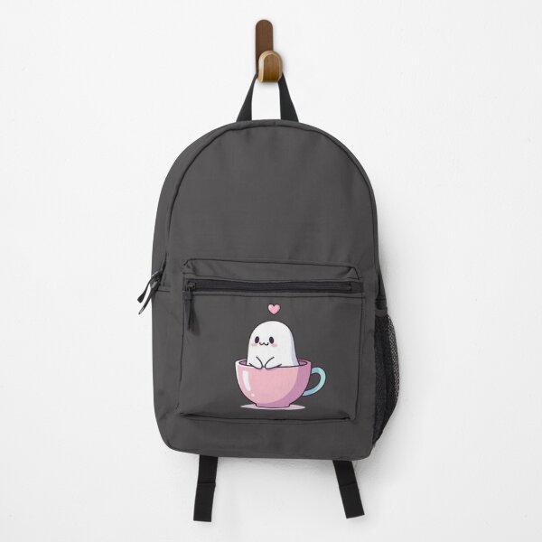 Item preview, Kawaii Ghost in a Coffee Cup – Cozy Ghost Character designed and sold by PunnyBean.