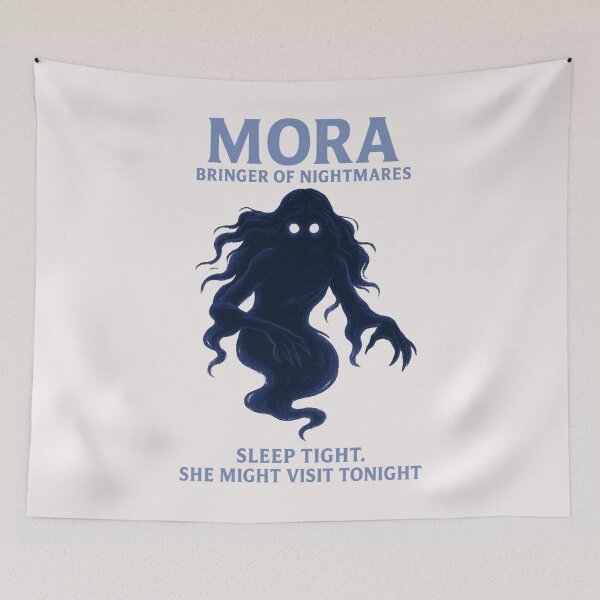 Item preview, T-shirt with a motif from Slavic mythology: Mora designed and sold by PROJEKT CERTPRO.