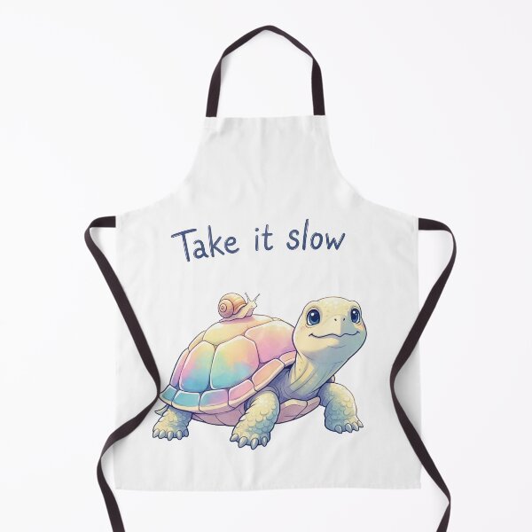 Item preview, Take It Slow – Gentle Pastel Turtle & Snail Art designed and sold by 001Haiba.