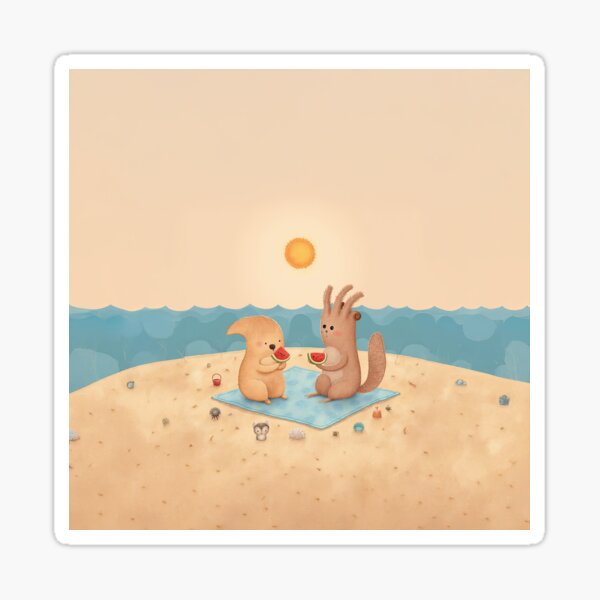 Item preview, Seaside Picnic – Summer Slices designed and sold by Funshortsvibes.