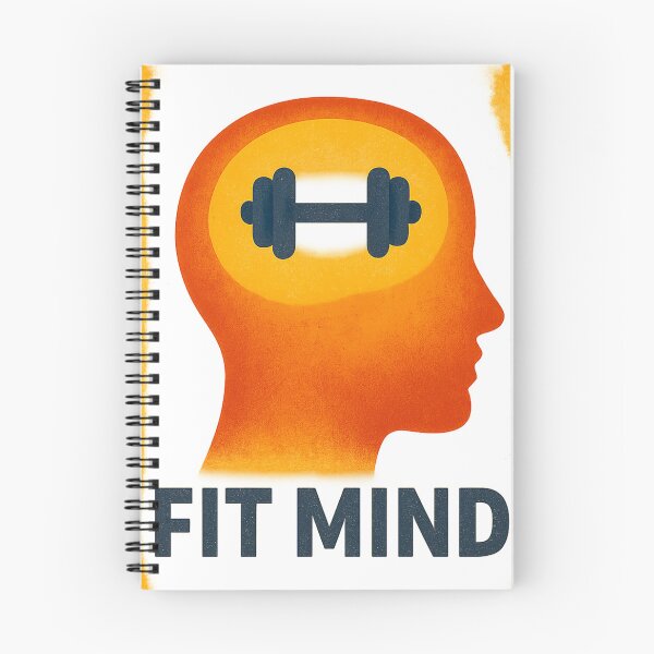 Item preview, Fit Mind – Minimal Fitness & Mental Wellness Tee/Hoodie designed and sold by TONSNAP.