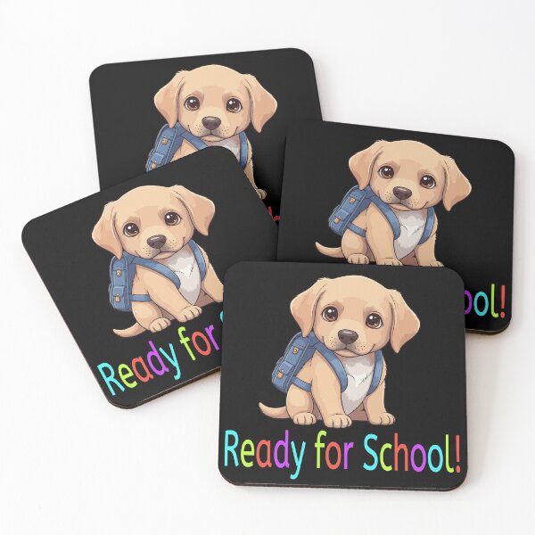 Item preview, Ready for School Cute Labrador Puppy – Back to School designed and sold by The Real Life Symphony.