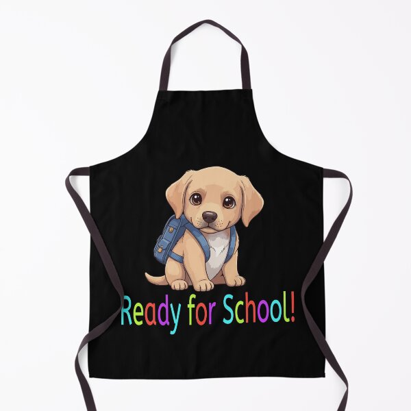 Item preview, Ready for School Cute Labrador Puppy – Back to School designed and sold by The Real Life Symphony.