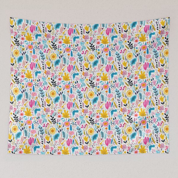 Item preview, Playful Botanical Doodle Garden designed and sold by HasHs.