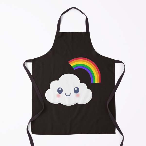 Item preview, Happy Cloud Rainbow – Uplifting Kawaii Art designed and sold by 001Haiba.